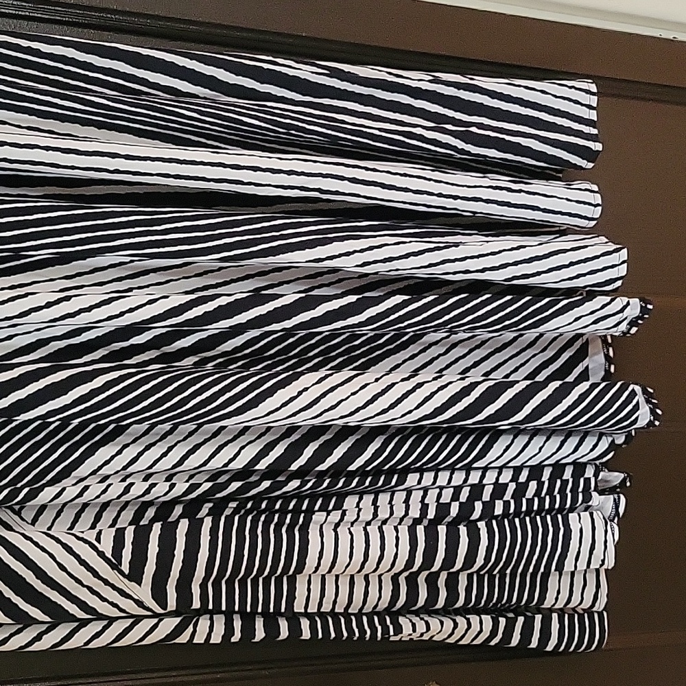 Chico's Striped MAXI Skirt